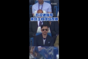 谢晖来到王权球场，观战莱斯特城英超夺冠十周年纪念赛配图